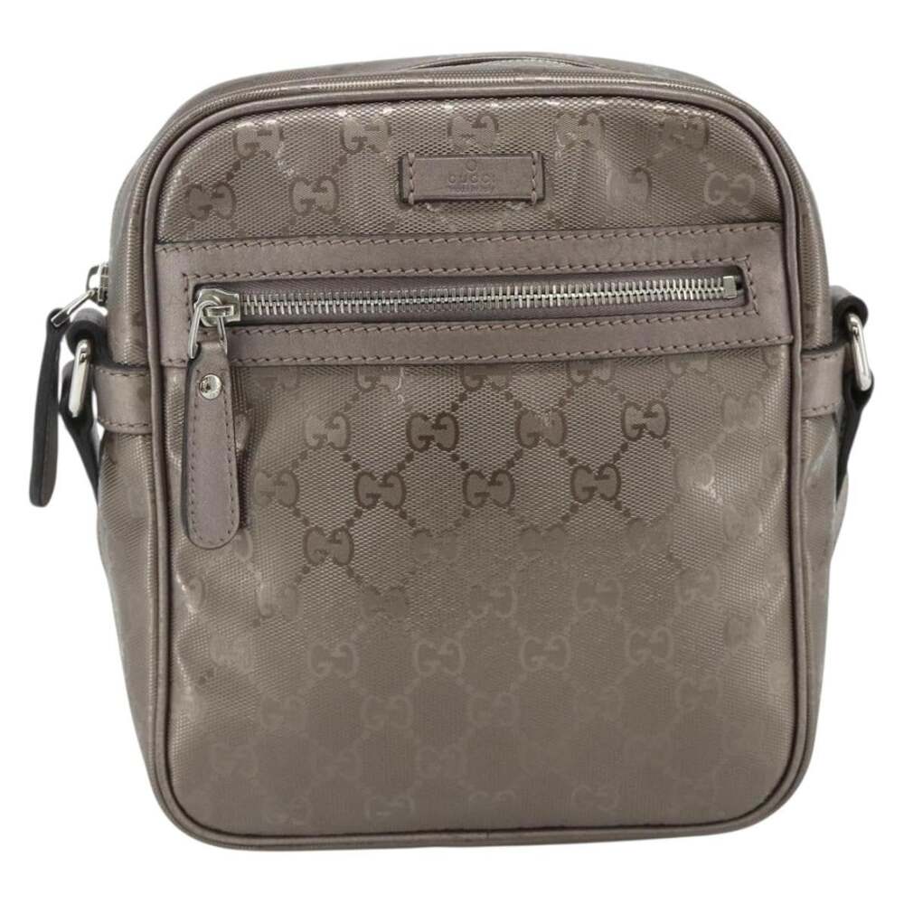 Gucci GG Imprime Coated Canvas Shoulder Bag Pink